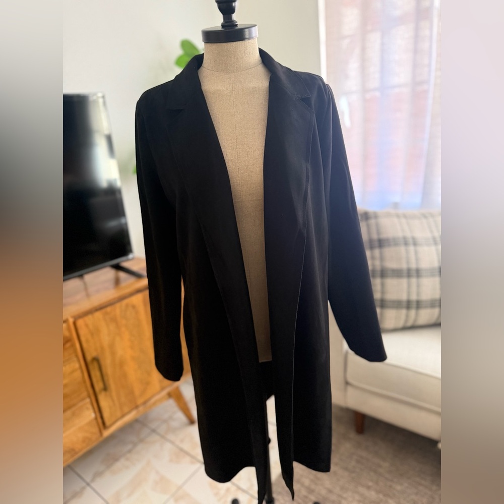 Black Women's Sued Coat